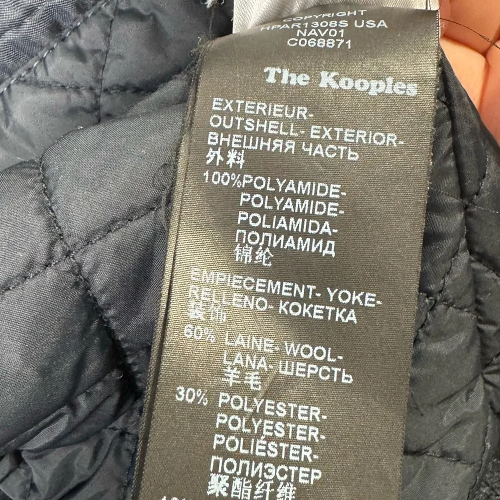 The Kooples Sport Men Fleece Collar Jacket Size‎ Medium